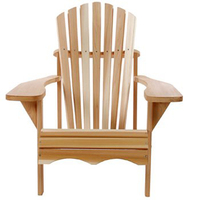 Chaise Adirondack de jardin en teck pour l'extérieur Meubles de véranda durables