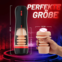 Automatische Saugmaschine für Männer mit 10 Saugmodi und Vibrationsfunktion Wasserdichtes Design Sexspielzeug für Männer