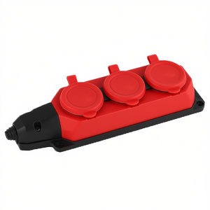 ปลั๊กพ่วง 3 ช่อง วีโต้ เรด 2 ขา แบบ Schuko สำหรับใช้งานกลางแจ้ง IP44 - Product Image 3