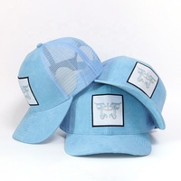 Casquette Trucker Richardson Style 6 Panneaux Personnalisée OEM de Haute Qualité avec Logo Brodé et Filet, Fermeture Snapback, Modèle 112