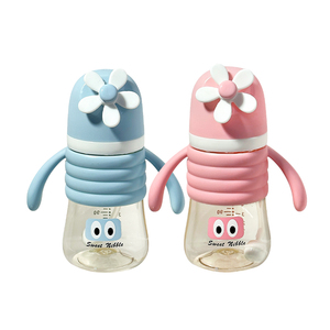 Biberon anti-fuite à tétine souple pour <span class=keywords><strong>nouveau</strong></span>-<span class=keywords><strong>né</strong></span>, essentiel pour l'alimentation quotidienne et les soins du nourrisson, cadeau indispensable - Product Image 3