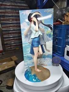 2 Styles 30CM 24CM Manga Figurine Statues SPY FAMILY Beach Vacation Yor Forger Anya Forger Model Toys PVC Anime Figure - Product Image 2