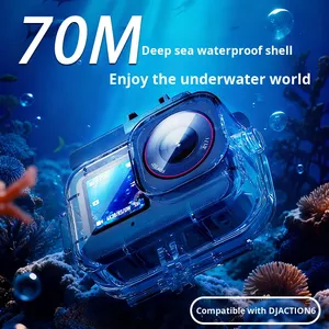 Boîtier étanche certifié IPX8 pour la plongée sous-marine et la plongée en apnée, 70 m, pour caméra DJI Action 6, coque de protection durable - Product Image 2