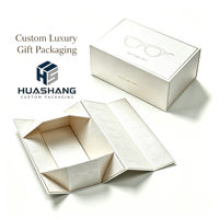Boîte cadeau magnétique pliable personnalisée en carton de luxe avec logo, emballage en gros pour vêtements