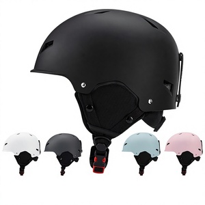 Çok Satan Düz Renkli Yetişkinler İçin Yarım Kask Tek/Çift Kaykaylar İçin Uygun Ayarlanabilir Kışa Dayanıklı Kar Kaskı EPSABS - Product Image 1