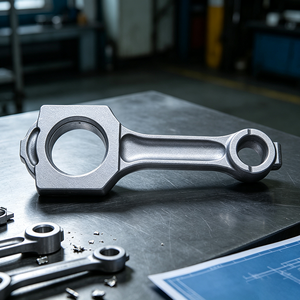 Nouvelle <span class=keywords><strong>bielle</strong></span> en acier allié haute résistance forgée avec usinage CNC, pièces <span class=keywords><strong>de</strong></span> moteur <span class=keywords><strong>de</strong></span> précision forgées pour moteur <span class=keywords><strong>de</strong></span> navire - Product Image 1
