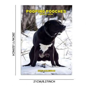 2026 A4 Size Wall <b>Calendar</b> Personalized House Advent <b>Calendar</b> with Pooping Dogs Colorful Spiral Printed Custom <b>Calendar</b> - Product Image 2