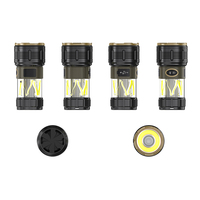 Lampe de camping LED en gros, rechargeable par USB, étanche pour l'extérieur, lampe de tente multifonction, lumière d'ambiance, lampe torche