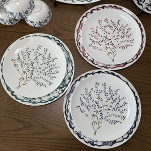 Nouveau produit, assiette de service en porcelaine fine européenne de luxe, porcelaine verte, service de table de 41 pièces pour la famille - Product Image 3