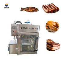 Four à fumage en acier inoxydable, machine de transformation de la viande de bœuf, fumoir commercial pour saucisses