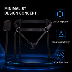 Dispositif de chasteté masculin, cage à pénis verrouillable, anneaux de pénis à choc électrique, attaches scrotales, jeux pour adultes, jouets sexuels pour hommes gays - Product Image 5