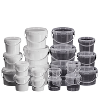 Fût en plastique personnalisé de marque GangYu 2L 5L 10L 20L 25L, qualité alimentaire, écologique, recyclable, certifié ISO, avec joint robuste, pour peinture et pop-corn