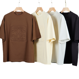 Camiseta personalizada de peso pesado en relieve 3D para Hombre | 100% algodón | 260-280 GSM | Gráfico cuadrado de gran tamaño | TKAN219 - Product Image 3