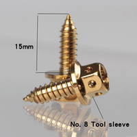 Vis autotaraudeuses en titane M4 M5 M6x15/20/25mm tête de bouton de disque bride tête Torx