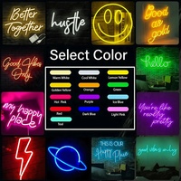 Enseignes extérieures pour entreprises : Logo personnalisé, enseigne lumineuse LED 3D rétroéclairée en acrylique pour salon de beauté et coiffure, logo mural