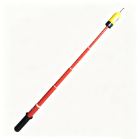 Customized 10kV/20kV/35kV Connected High Voltage Fiberglass Electroscope Tester 5 Sections Insulated for Power Station Equipment