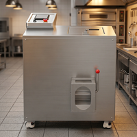 Composteur de déchets alimentaires 50 kg/jour, composteur à chauffage thermique à l'huile, équipement commercial d'élimination des déchets