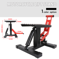 Lmetjfg — support de réparation de moto, dispositif universel multi-directionnel, pour motocross, dirt bike, semelle hydraulique