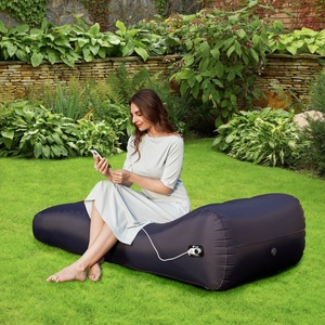 High Quality Outdoor Camping Lazy Automatic <b>Inflatable</b> Lounger <b>Sofa</b> Bed Portable Fast Air Pump Air <b>Sofa</b> - Product Image 2