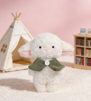 Peluche Agneau Blanc en Gros 22cm Douce et Hypoallergénique Certifiée EN71 CE Adorables Peluches pour Enfants