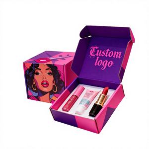 Emballage cosmétique personnalisé, design élégant, tube à gloss, récipient pour crème, boîte de produits de maquillage de luxe, emballage de boîtes d'expédition - Product Image 2