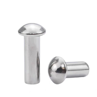 Rivets solides en acier inoxydable 304, tailles M2 à M16, pour panneaux routiers, plaques signalétiques et enseignes, usage professionnel