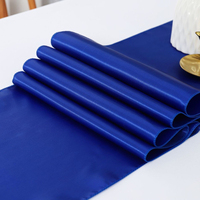 Planche d'activités de jeu de société moderne en polyester satiné tissé, extensible et imperméable, couleur et taille personnalisables, 12x108 pouces, pour mariage