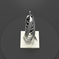 Modèle de bâtiment en métal personnalisé de Taiwan pour la décoration de bureau ornements de coulée de Style Feng Shui
