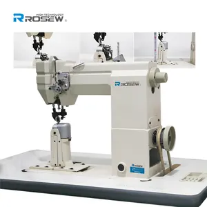 Rosew GC9910D Direct drive Single Needle Compound Feed Roller Post Bed borsa in tessuto in pelle macchina da cucire industriale per impieghi gravosi