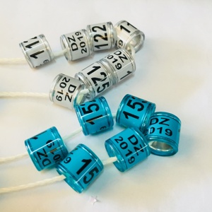 Cincin Kaki Burung Aluminium 8MM <span class=keywords><strong>Model</strong></span> Baru GSF 2022 Grosir, Gelang Kaki Burung, Kustomisasi Dengan Pencetakan Huruf - Product Image 2
