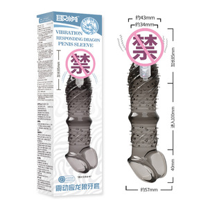 Utilisation prolongée de préservatifs vibrants en cristal, préservatifs pénis et jouets sexuels - Product Image 4