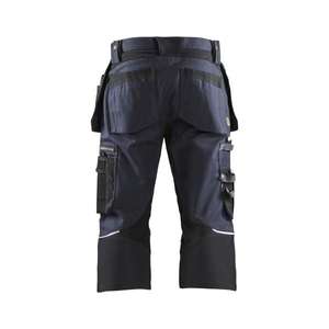 BLAKLADER - 159713438699D104 Pantalones piratas elásticos Azul marino oscuro/Negro-PANTALONES DE TRABAJO EAN 7330509921555 PANTALONES DE TRABAJO DE CARGA - Product Image 2
