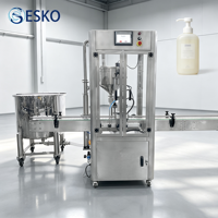 Système de remplissage automatique ESKO pour crèmes cosmétiques, écrans solaires, hydratants, vaseline 10-500ml – Emballage rotatif à pompe