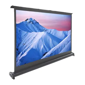 40 "tela de projeção portátil para Mini Professional Projectoor Auto Standing Pull-Out Estilo Indoor Outdoor Home Cinema Reunião