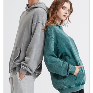 Sudadera con Capucha Extra Grande para Hombre, Estilo Vintage, Unisex, Ropa Urbana, 100% Algodón, Invierno - Product Image 3