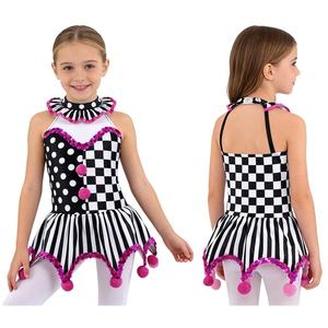 Disfraz de payaso de circo para niñas de 4 a 14 años, vestido de cosplay para juegos de rol, fiestas temáticas, carnaval, actuaciones en el escenario - Product Image 2