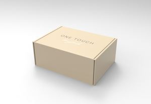 Ecológico Kraft caja de correo negro envío cajas de embalaje corrugado - Product Image 2