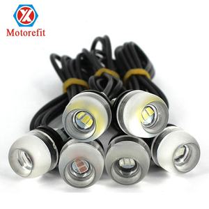 Motorefit Phare LED Oeil d'Aigle à Lentille Concave 18MM pour <span class=keywords><strong>Moto</strong></span>, Feu de Recul Givré Anti-éblouissement - Product Image 1