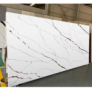 Precio Sorpresa, Colección con Aspecto de Granito, Panel de Piedra Artificial de Mármol Blanco Calacatta, Losa de Cuarzo para Azulejos de Piso y Encimeras - Product Image 5