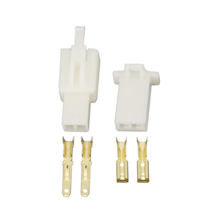 2 Pin 2.8mm otomatik kablo soketi DJ7021A-2.8-11/21 için motosiklet sensörü konnektörü 5A pirinç kontak ABS muhafazası erkek/kadın - Product Image 3