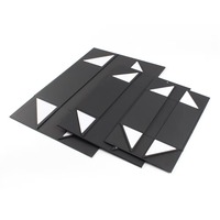 Boîte en papier texturé pliable sur mesure de grande taille, haut de gamme, imperméable, avec un magnifique gaufrage, emballage cadeau surprise, dossier