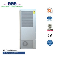 Climatiseur de refroidissement d'armoire de télécom 48VDC 2000W 6800BTU climatiseur d'armoire de cc