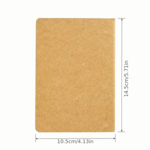 Journals Bulk Loose-<b>Leaf</b> Magnetic Leather Cover A5 A6 Kraft <b>Paper</b> Notebooks School Supplies - Product Image 3