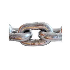 DIN763 DIN766 Link Chains 50 Meters 8Mm Diameter Anchor Link Chain 316 Stainless Steel Link Chain