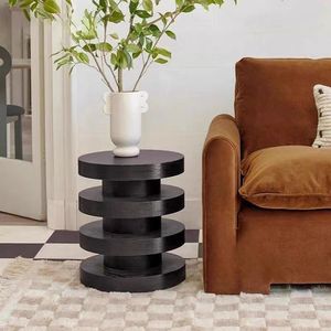 Nordic Creative tavolino da letto rotondo <span class=keywords><strong>in</strong></span> <span class=keywords><strong>legno</strong></span> tavolino <span class=keywords><strong>moderno</strong></span> salotto angolo piccolo tavolino <span class=keywords><strong>per</strong></span> <span class=keywords><strong>soggiorno</strong></span> - Product Image 3