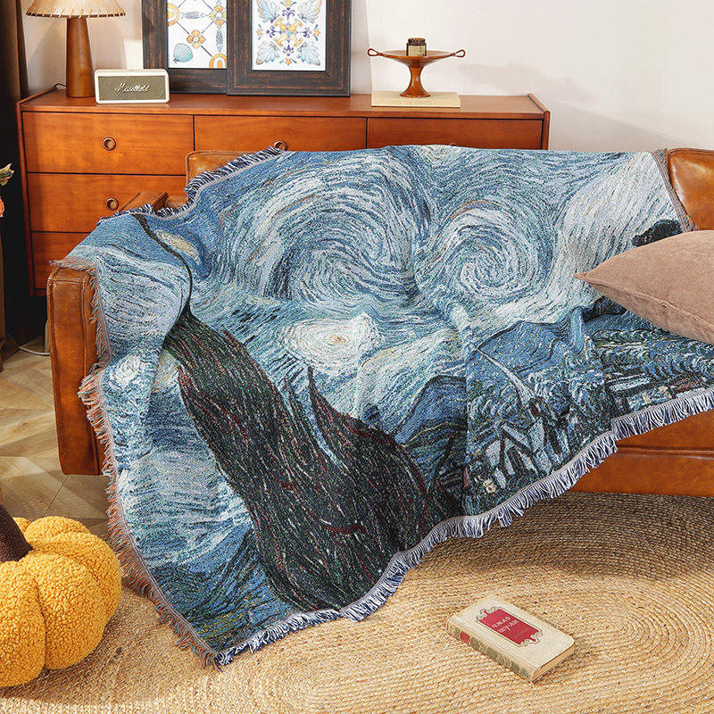 ผ้าห่มคืนดวงจันทร์ที่เต็มไปด้วยดวงดาว