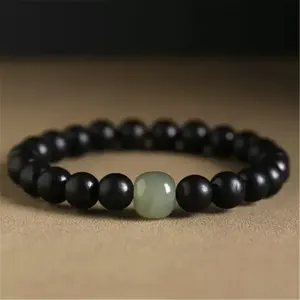 Pulseras <span class=keywords><strong>de</strong></span> Pareja <span class=keywords><strong>de</strong></span> Madera <span class=keywords><strong>de</strong></span> Sándalo Rojo Lobular Natural <span class=keywords><strong>de</strong></span> 8 mm, Pulsera <span class=keywords><strong>de</strong></span> Regalo con Cuentas <span class=keywords><strong>de</strong></span> <span class=keywords><strong>Jade</strong></span> Hetian <span class=keywords><strong>de</strong></span> <span class=keywords><strong>Piedra</strong></span> Natural Negra para Mujer, Dropshipping - Product Image 5