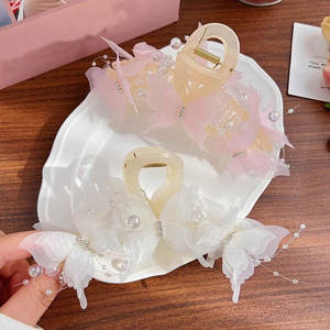 Hot Selling High-End Modieuze Fee Acryl Haarclip Grote Vlinder Duurzame Hoge Kwaliteit Zoete Haaraccessoires Groothandel - Product Image 2