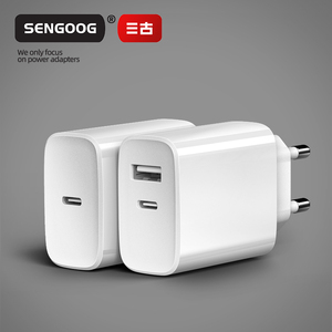 Pd 20W A + C siêu nhanh sạc tường sạc Hàn Quốc KC KCC được công nhận USB QC3.0 du lịch sạc nhanh cho máy ảnh di động - Product Image 1