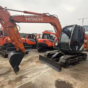 Mejor precio, excavadora usada Hitachi ZX70 de 7 toneladas, miniexcavadora de segunda mano con pocas horas de trabajo, en stock. - Product Image 1